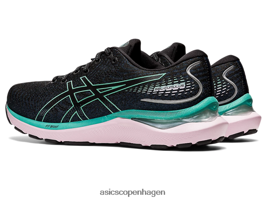 Asics gel-cumulus 24 sort/salvie Z206F63237