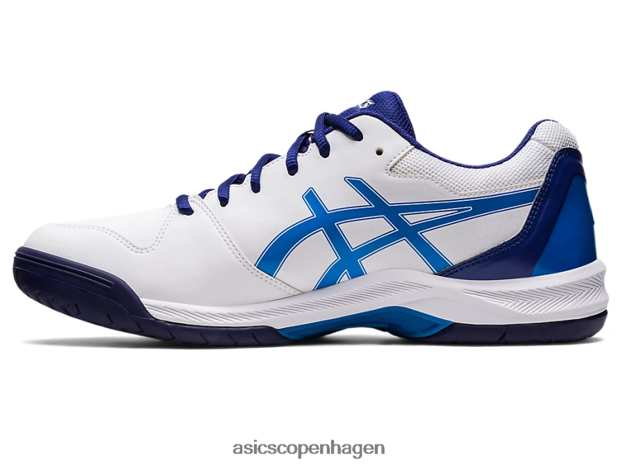 Asics gel-dedikeret 7 hvid/elektrisk blå Z206F61148