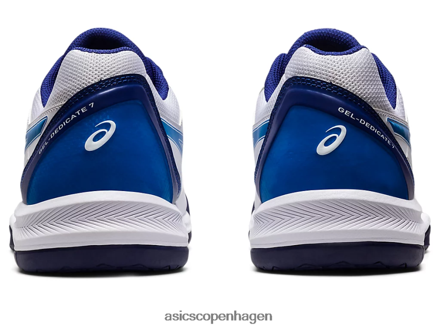 Asics gel-dedikeret 7 hvid/elektrisk blå Z206F61148