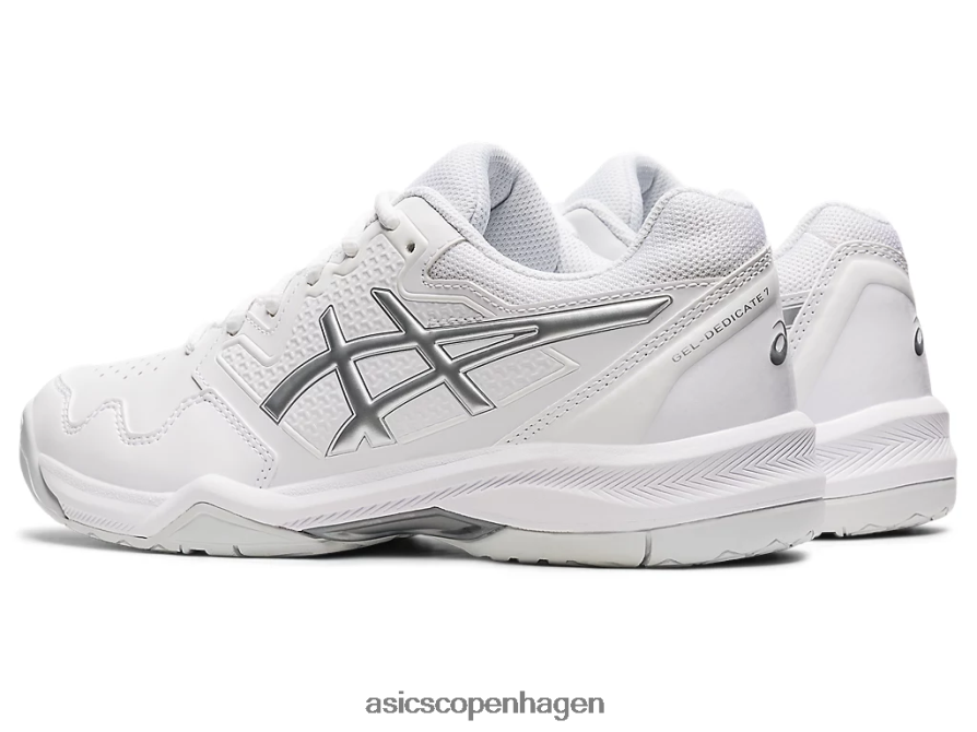 Asics gel-dedikeret 7 hvid/ren sølv Z206F63768