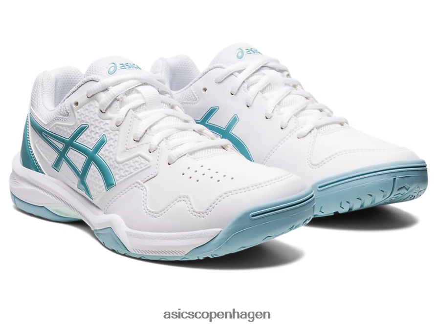 Asics gel-dedikeret 7 hvid/røgblå Z206F63181