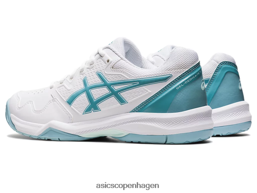 Asics gel-dedikeret 7 hvid/røgblå Z206F63181