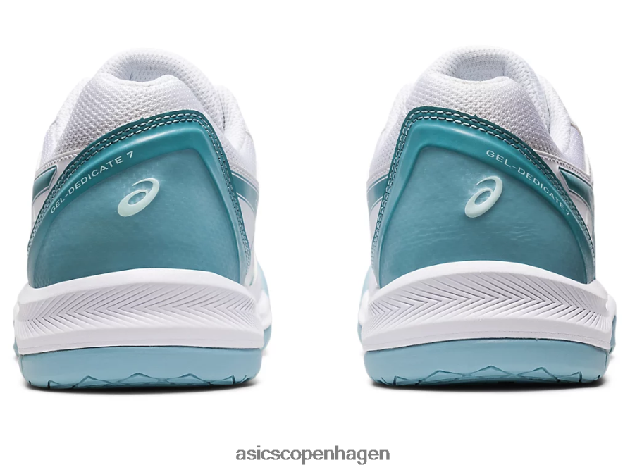 Asics gel-dedikeret 7 hvid/røgblå Z206F63181
