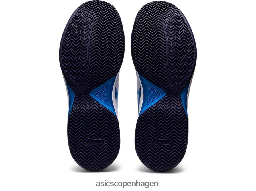 Asics gel-dedikeret 7 ler hvid/elektrisk blå Z206F61147