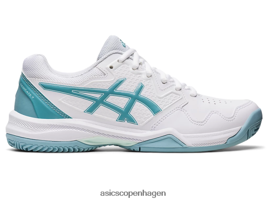 Asics gel-dedikeret 7 ler hvid/røgblå Z206F63184