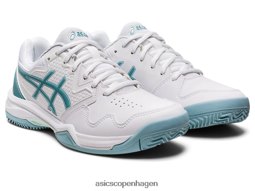 Asics gel-dedikeret 7 ler hvid/røgblå Z206F63184