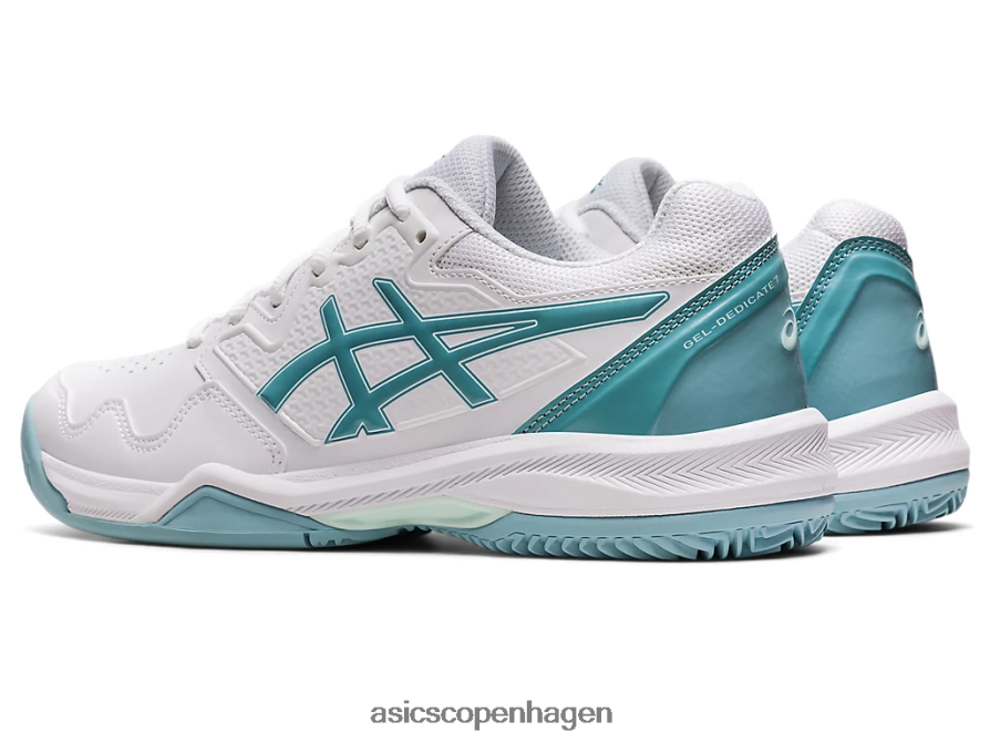 Asics gel-dedikeret 7 ler hvid/røgblå Z206F63184