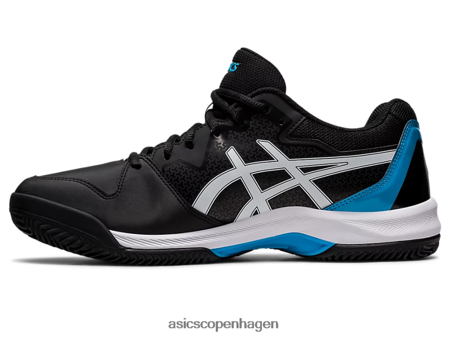 Asics gel-dedikeret 7 ler sort/øblå Z206F6494
