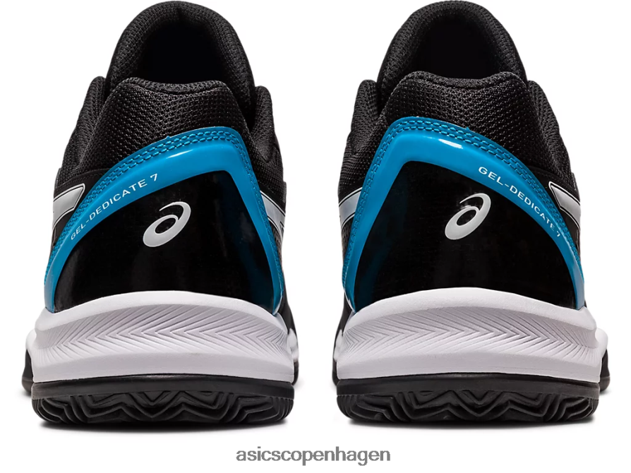 Asics gel-dedikeret 7 ler sort/øblå Z206F6494