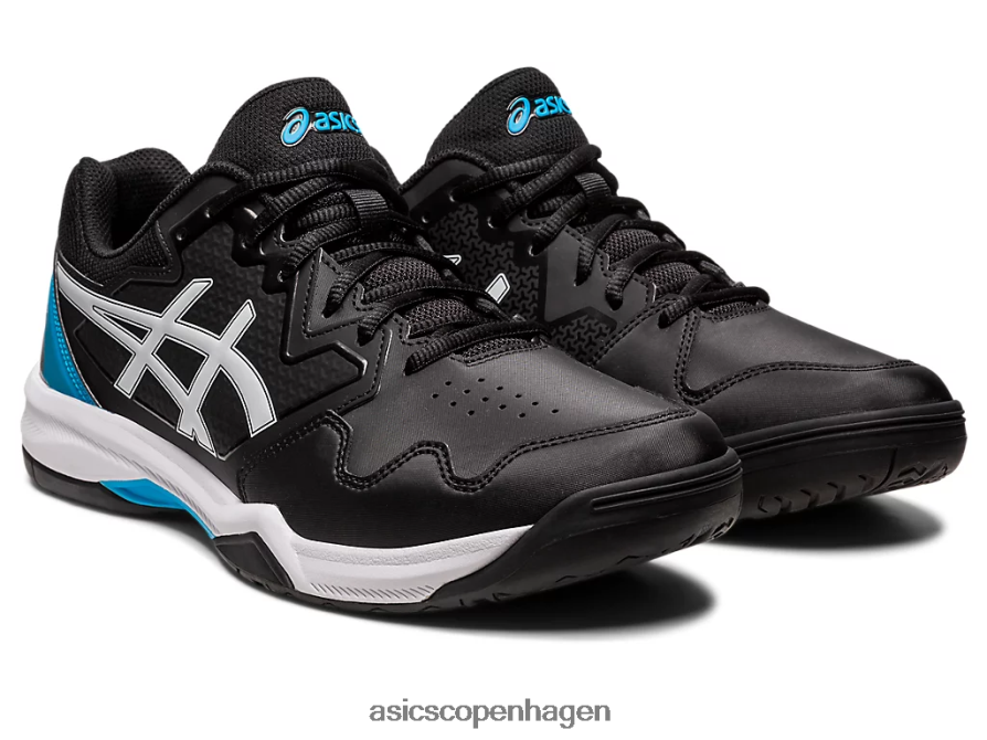 Asics gel-dedikeret 7 sort/øblå Z206F6433