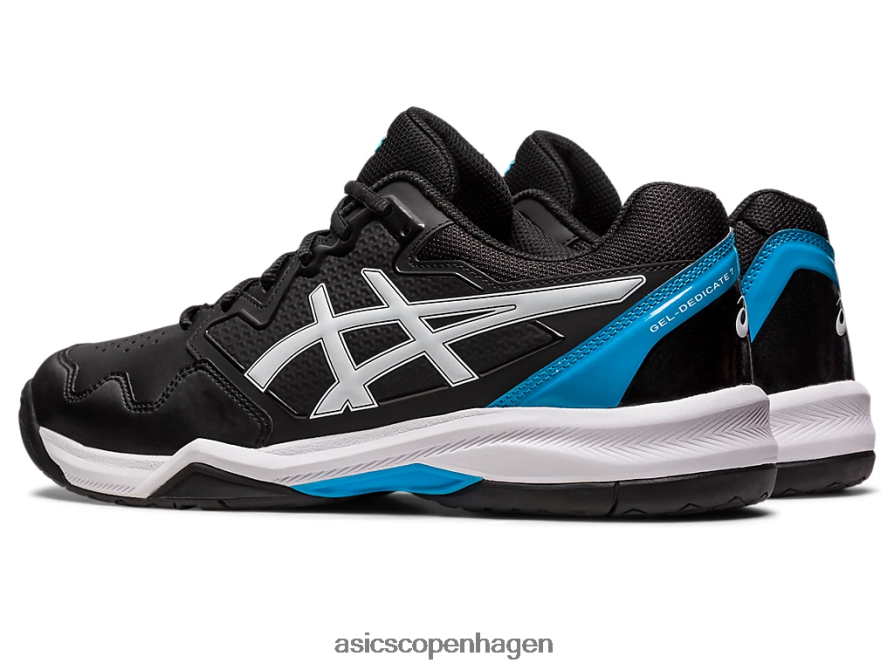 Asics gel-dedikeret 7 sort/øblå Z206F6433