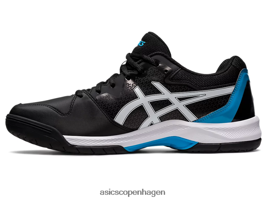 Asics gel-dedikeret 7 sort/øblå Z206F6433