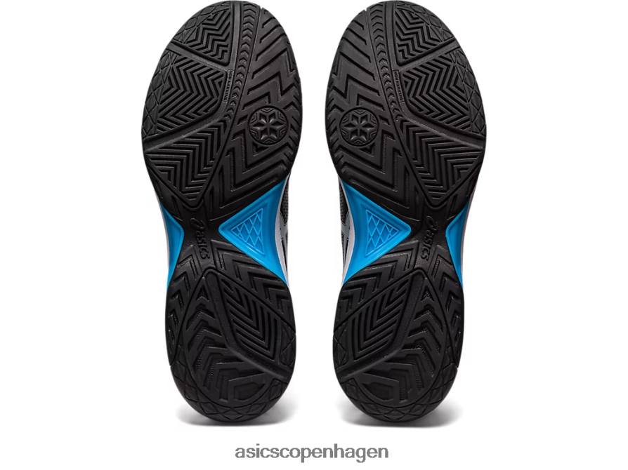 Asics gel-dedikeret 7 sort/øblå Z206F6433