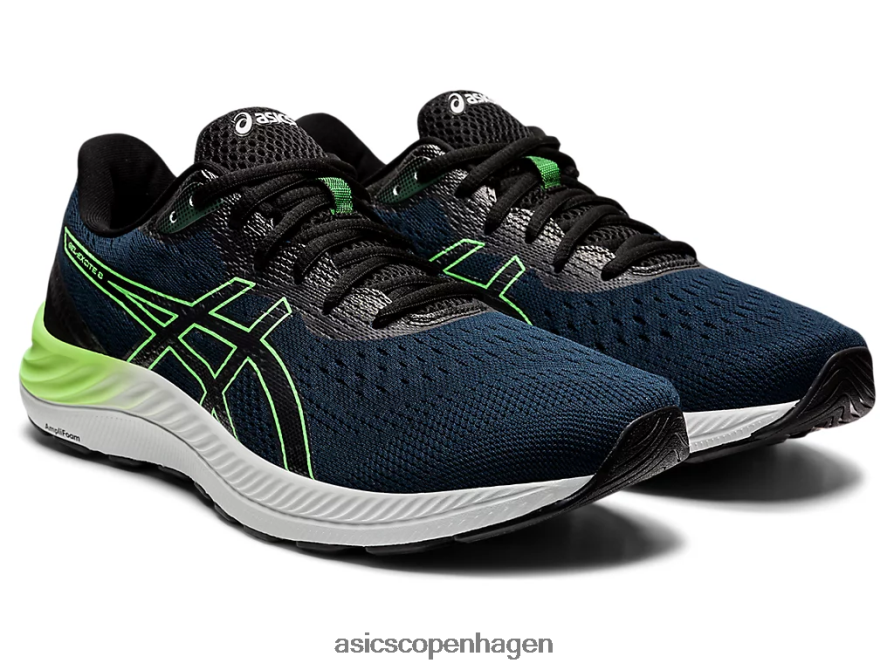 Asics gel-excite 8 fransk blå/lys lime Z206F61663