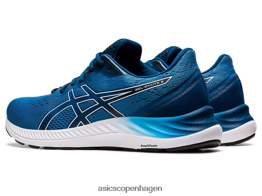 Asics gel-excite 8 genfødt blå/hvid Z206F61941