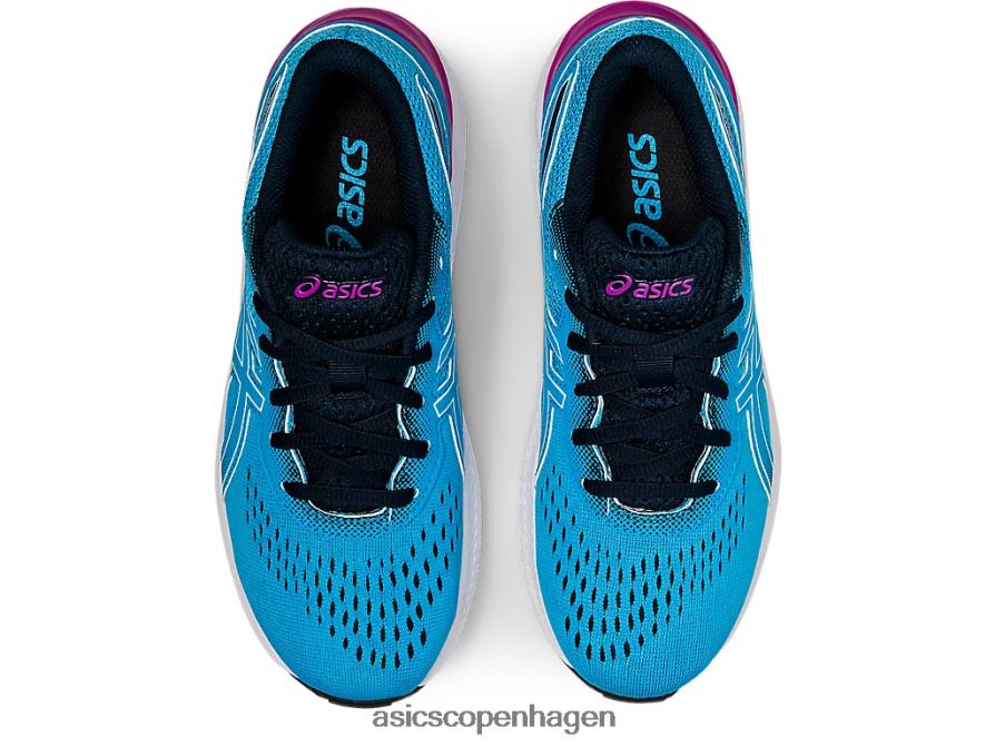 Asics gel-excite 8 klasse skole digital aqua/hvid Z206F64528