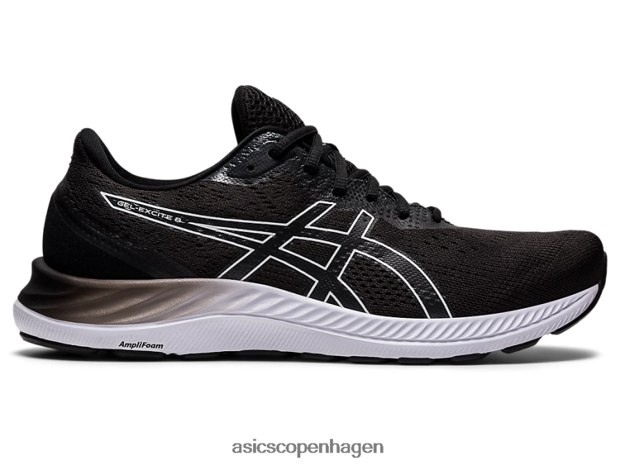 Asics gel-excite 8 sort hvid Z206F61701