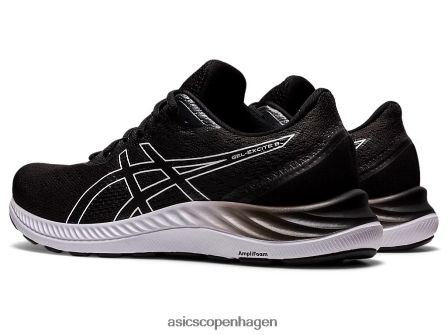 Asics gel-excite 8 sort hvid Z206F61701