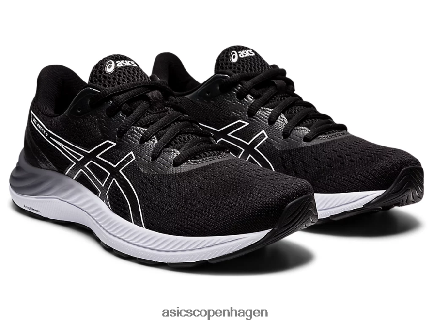 Asics gel-excite 8 sort hvid Z206F63437