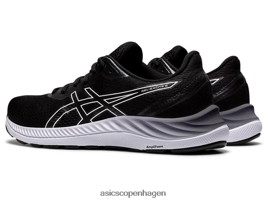 Asics gel-excite 8 sort hvid Z206F63437