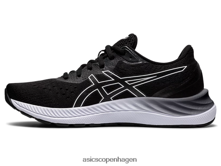 Asics gel-excite 8 sort hvid Z206F63437