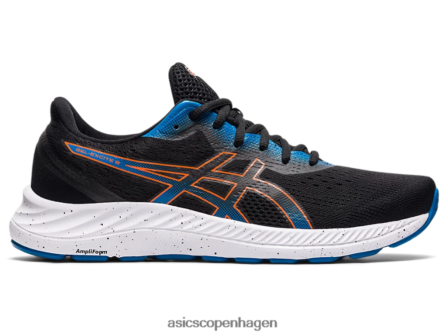 Asics gel-excite 8 sort/morgenfrue orange Z206F61938