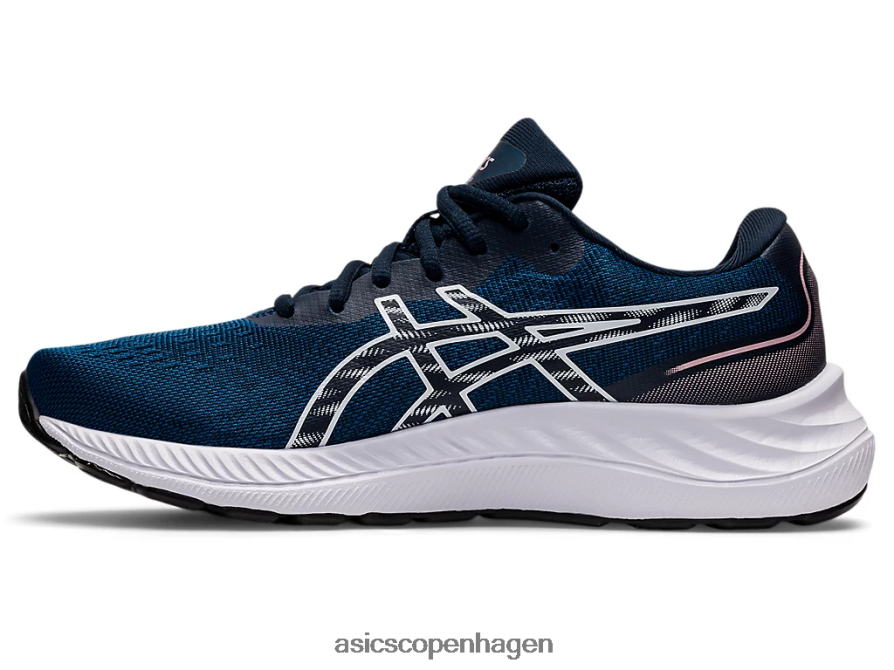 Asics gel-excite 9 bred mako blå/hvid Z206F63248