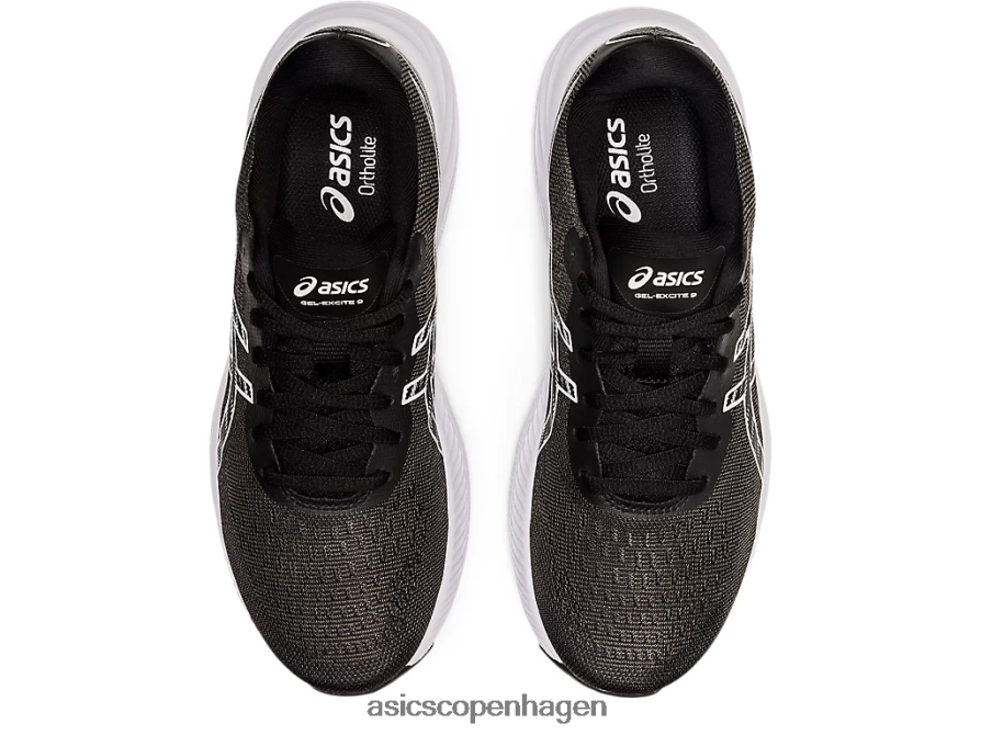 Asics gel-excite 9 bred sort hvid Z206F63244