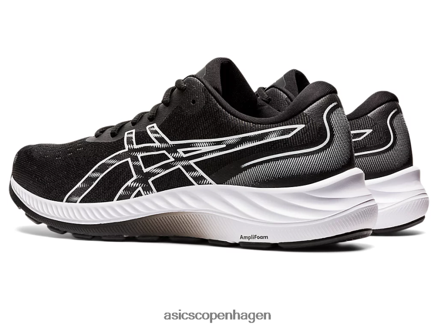 Asics gel-excite 9 ekstra bred sort hvid Z206F61411