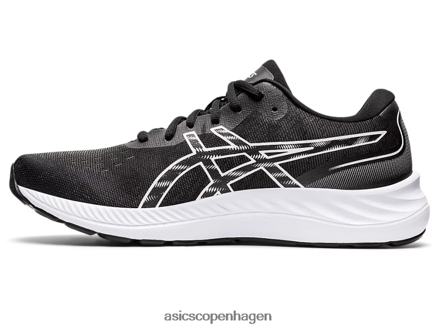 Asics gel-excite 9 ekstra bred sort hvid Z206F61411