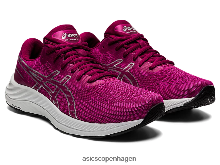 Asics gel-excite 9 fuchsia rød/rent sølv Z206F63257