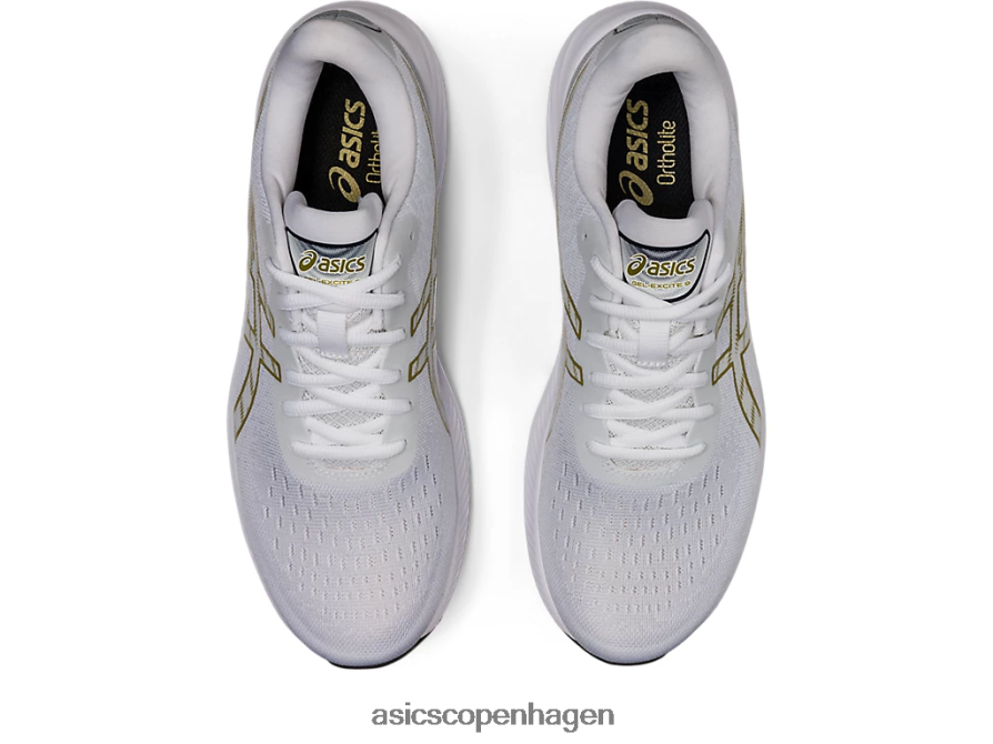 Asics gel-excite 9 hvid/olivenolie Z206F6414