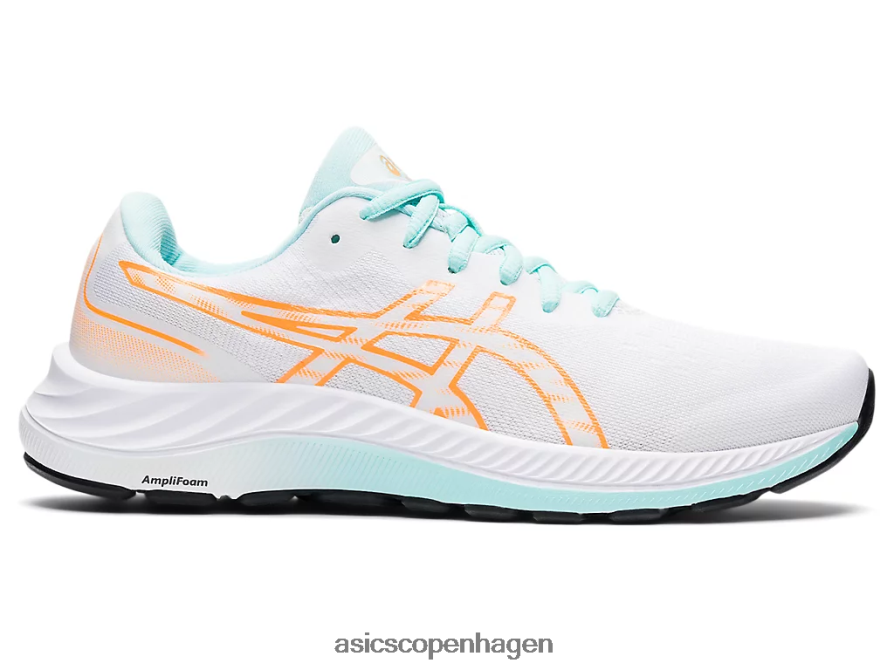 Asics gel-excite 9 hvid/orange pop Z206F63243