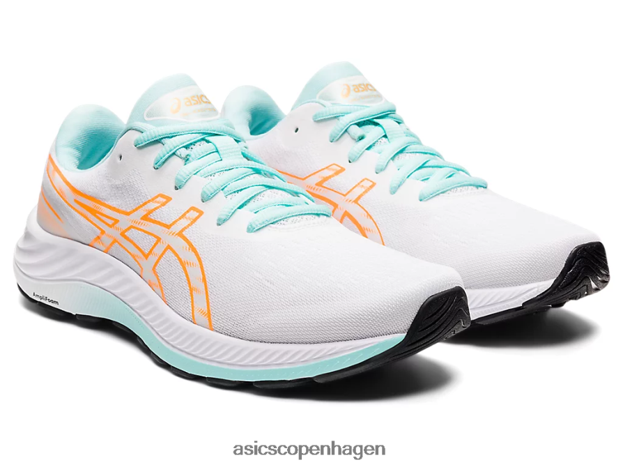 Asics gel-excite 9 hvid/orange pop Z206F63243