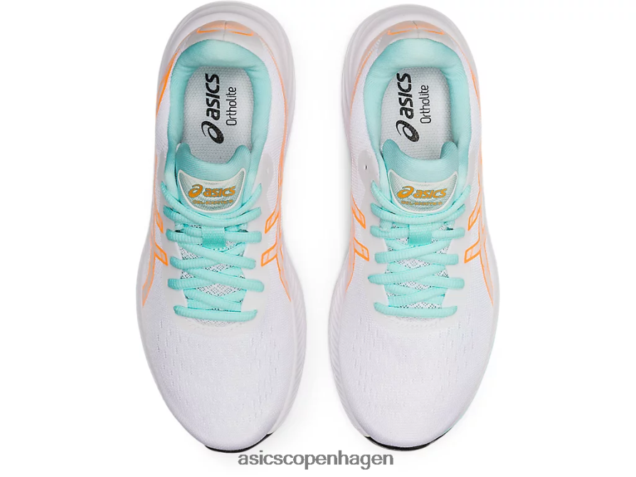 Asics gel-excite 9 hvid/orange pop Z206F63243