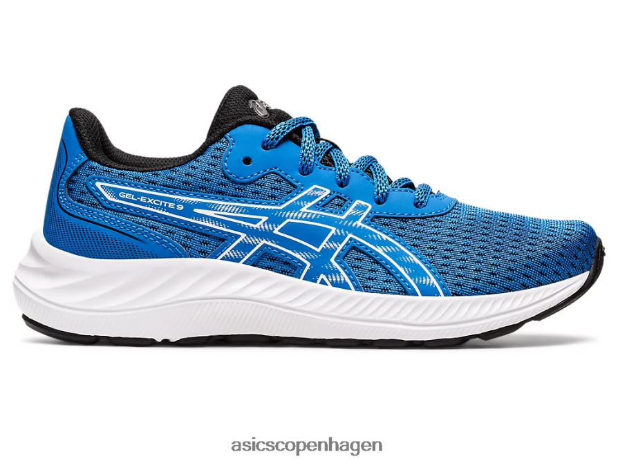 Asics gel-excite 9 klasse skole elektrisk blå/hvid Z206F64368