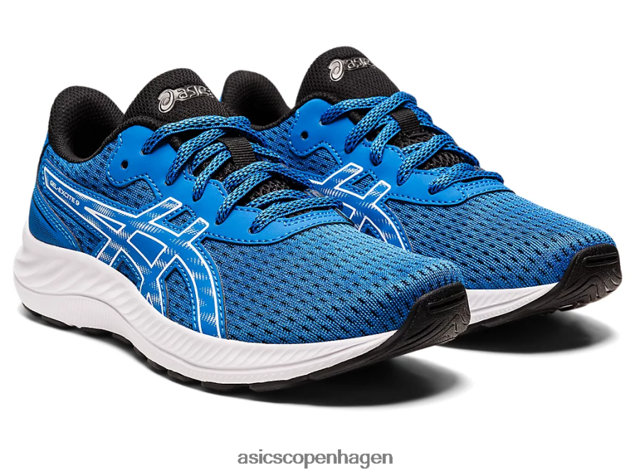 Asics gel-excite 9 klasse skole elektrisk blå/hvid Z206F64368