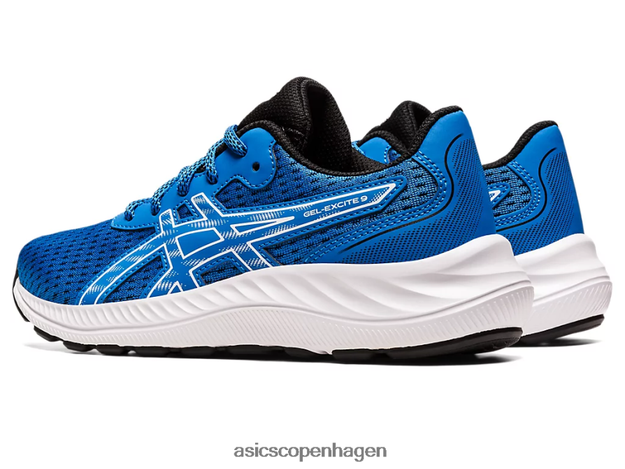 Asics gel-excite 9 klasse skole elektrisk blå/hvid Z206F64368