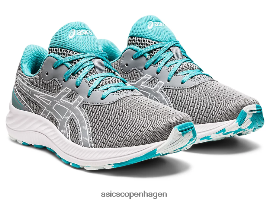 Asics gel-excite 9 klasse skole pladesten/hvid Z206F64385