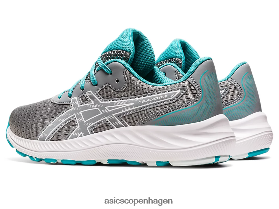 Asics gel-excite 9 klasse skole pladesten/hvid Z206F64385