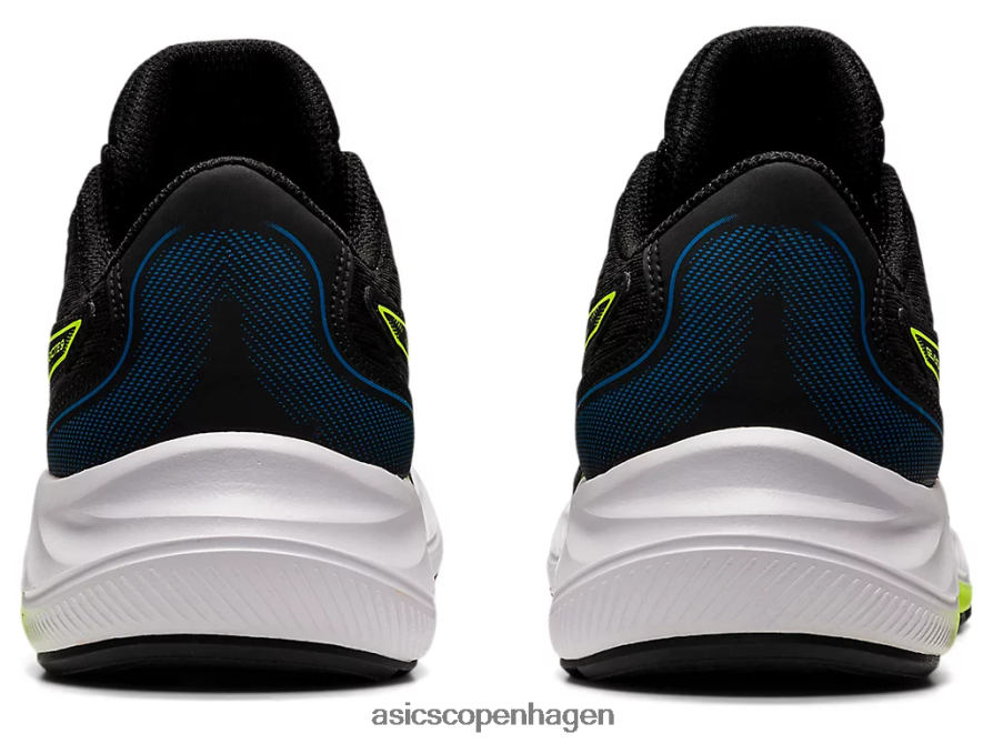 Asics gel-excite 9 klasse skole sort/farlig grøn Z206F64507