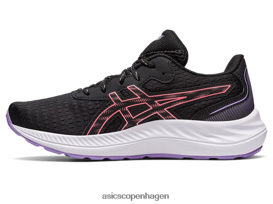 Asics gel-excite 9 klasse skole sort/papaya Z206F64302