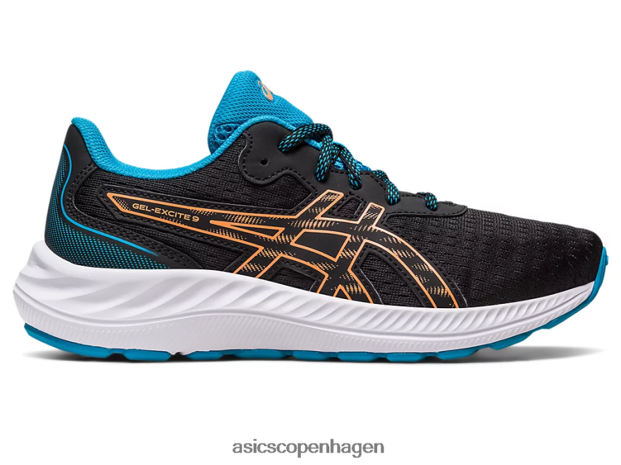 Asics gel-excite 9 klasse skole sort/sol fersken Z206F64307