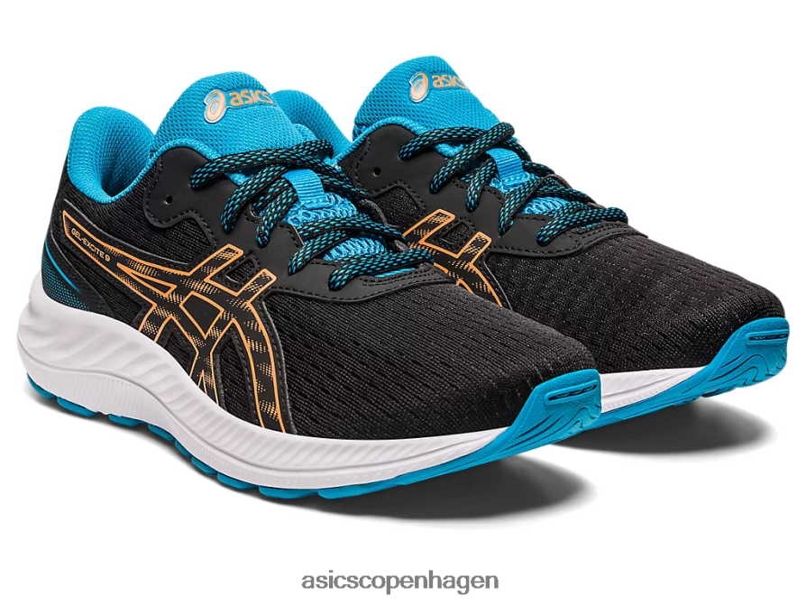 Asics gel-excite 9 klasse skole sort/sol fersken Z206F64307
