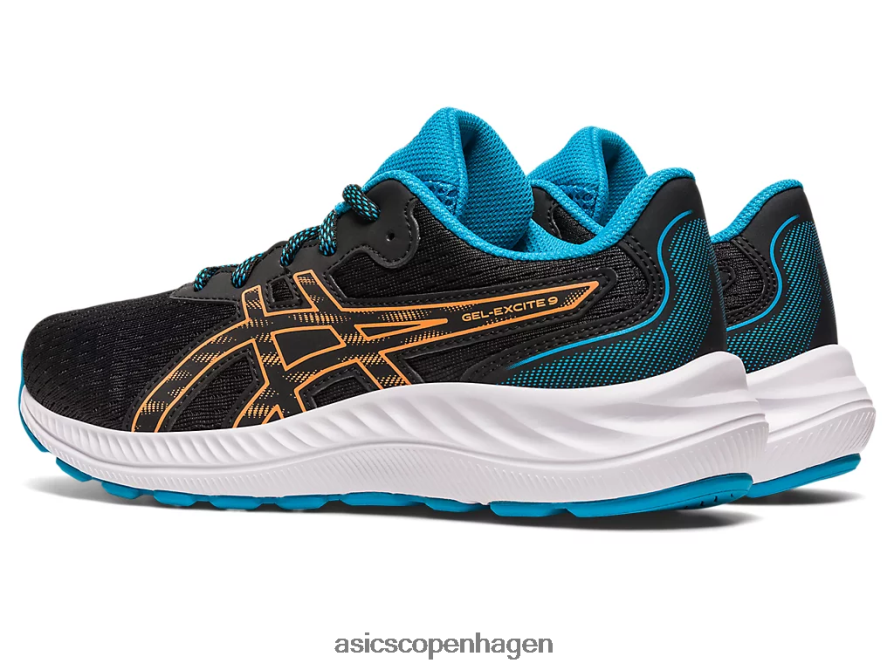 Asics gel-excite 9 klasse skole sort/sol fersken Z206F64307