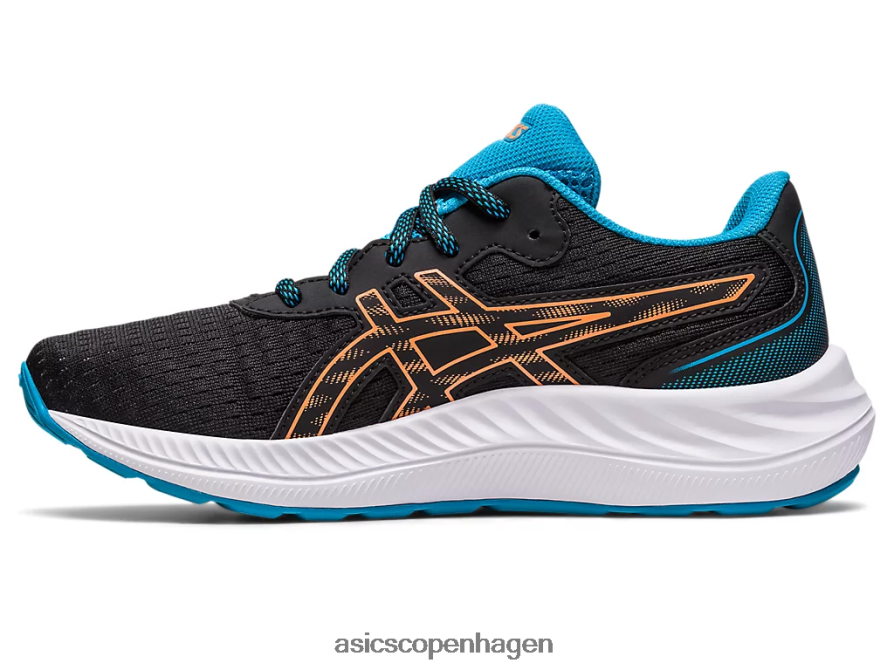 Asics gel-excite 9 klasse skole sort/sol fersken Z206F64307