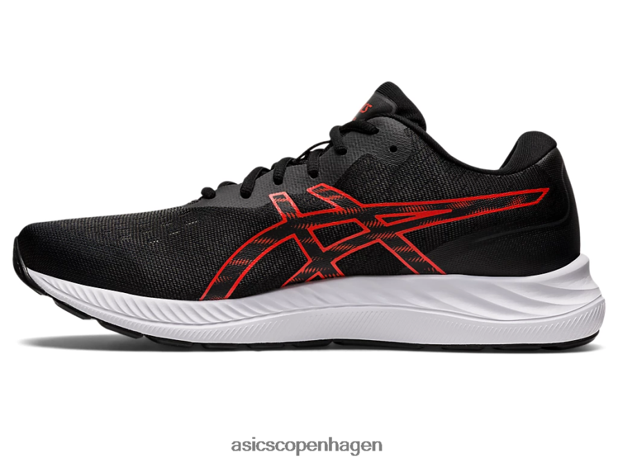Asics gel-excite 9 sort/cherry tomat Z206F61031