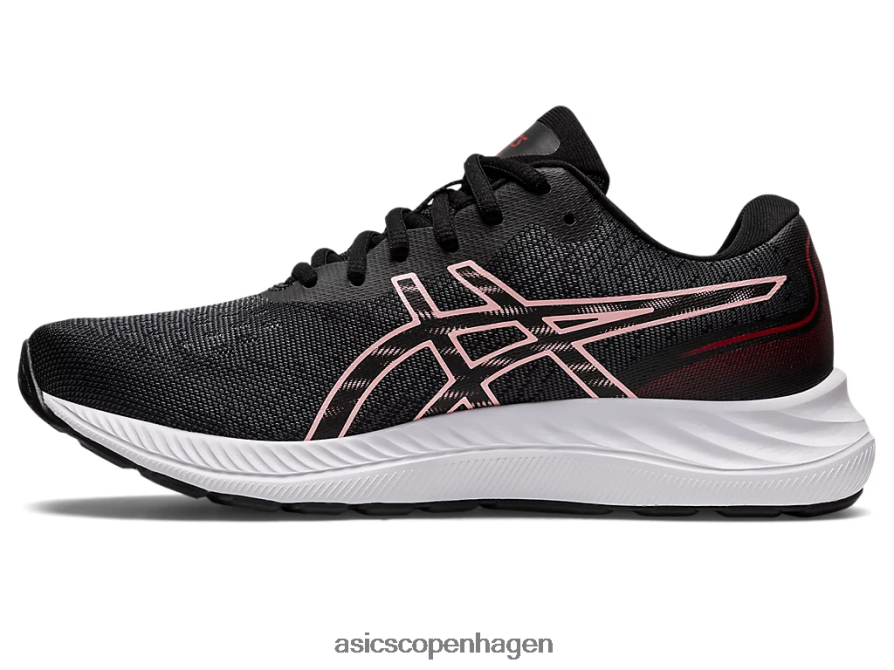 Asics gel-excite 9 sort/frosted rose Z206F62856