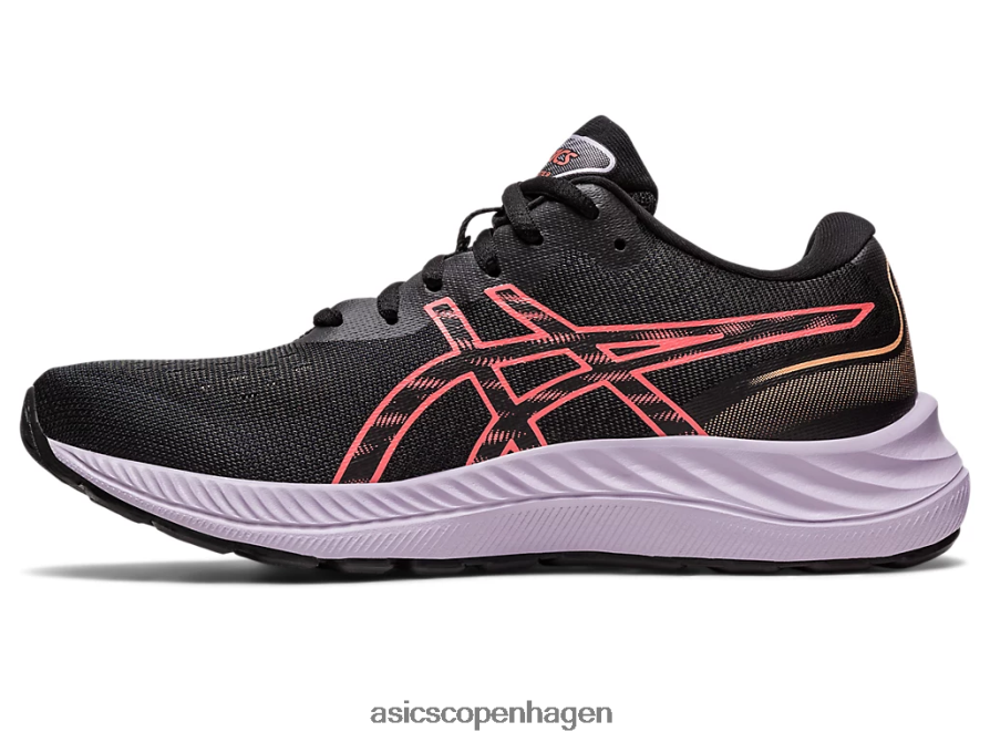 Asics gel-excite 9 sort/papaya Z206F62458