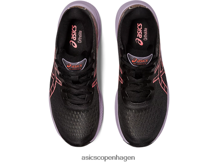 Asics gel-excite 9 sort/papaya Z206F62458